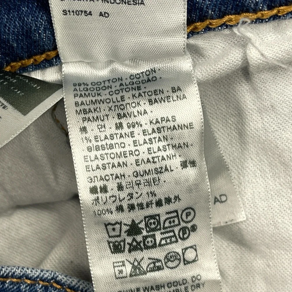 Levi's Jeans Mens 31x32 Blue Denim 527 Stretch Americana Slim Bootcut Grunge